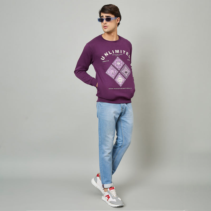 Duke Urban Men Round Neck Regular Sweatshirt (LF6345)