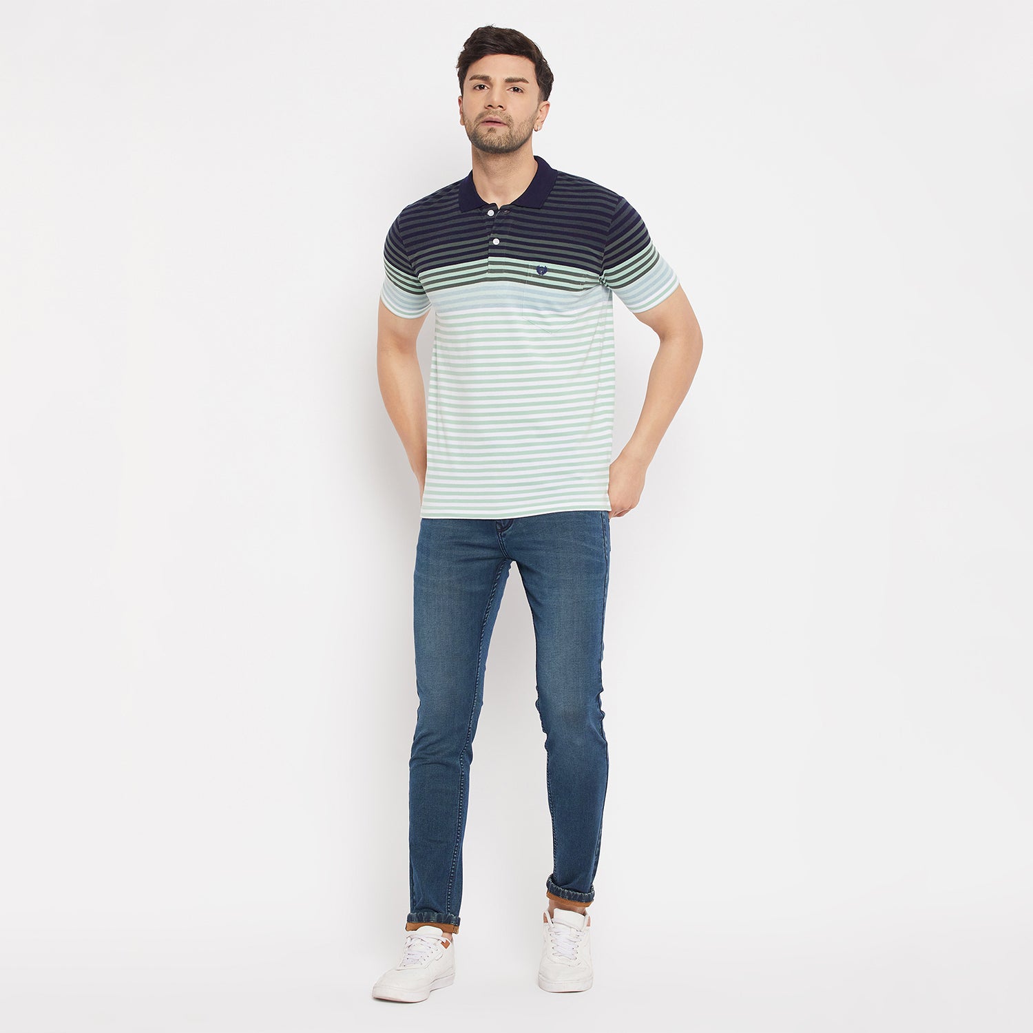 Duke Stardust Men Half Sleeve Cotton T-shirt (MLF1114)