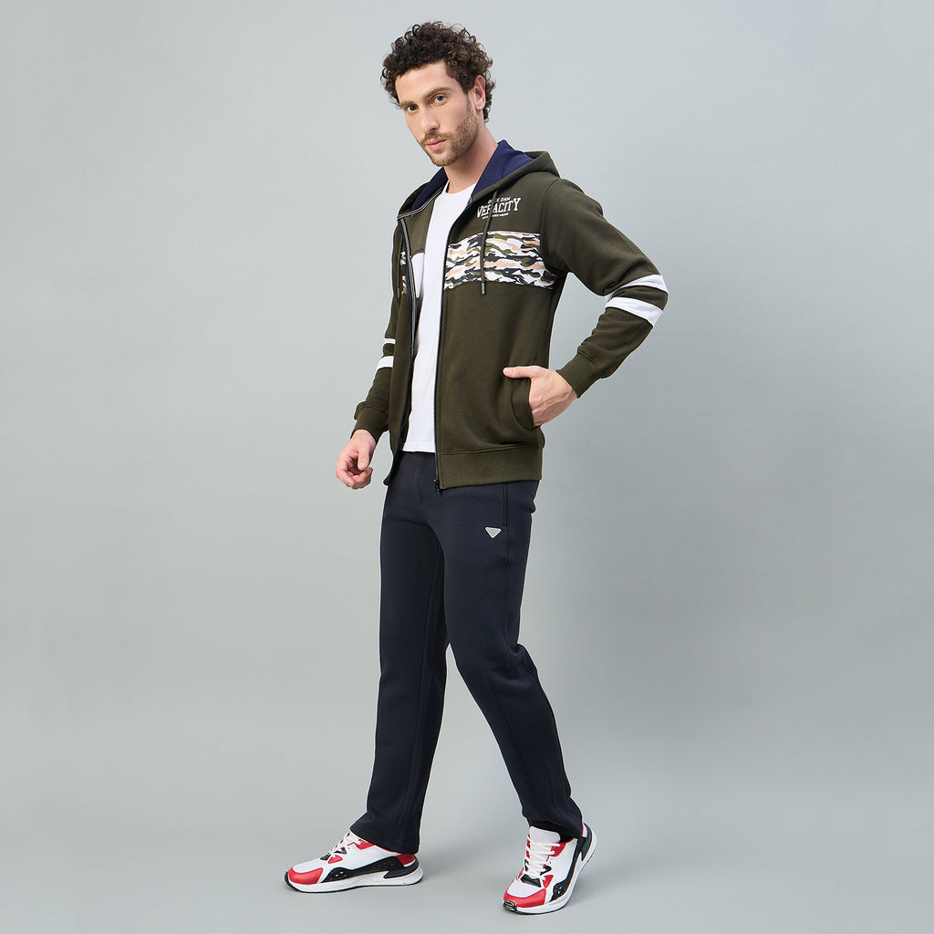 Duke Urban Men Full Zip Regular Sweathirt (LF6447)