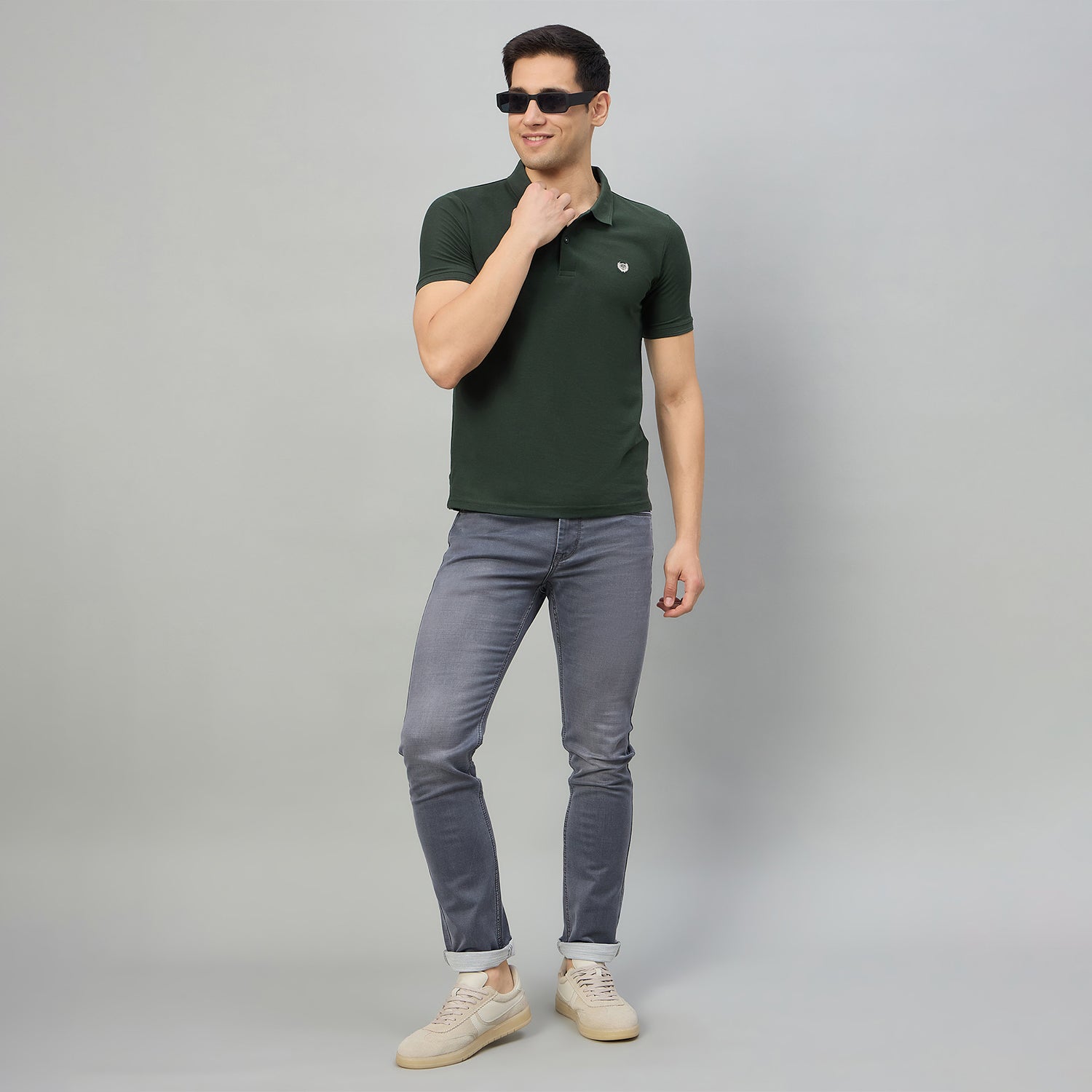 Duke Men Half Sleeve Cotton Smart Fit Casual T-shirt (MSD71)