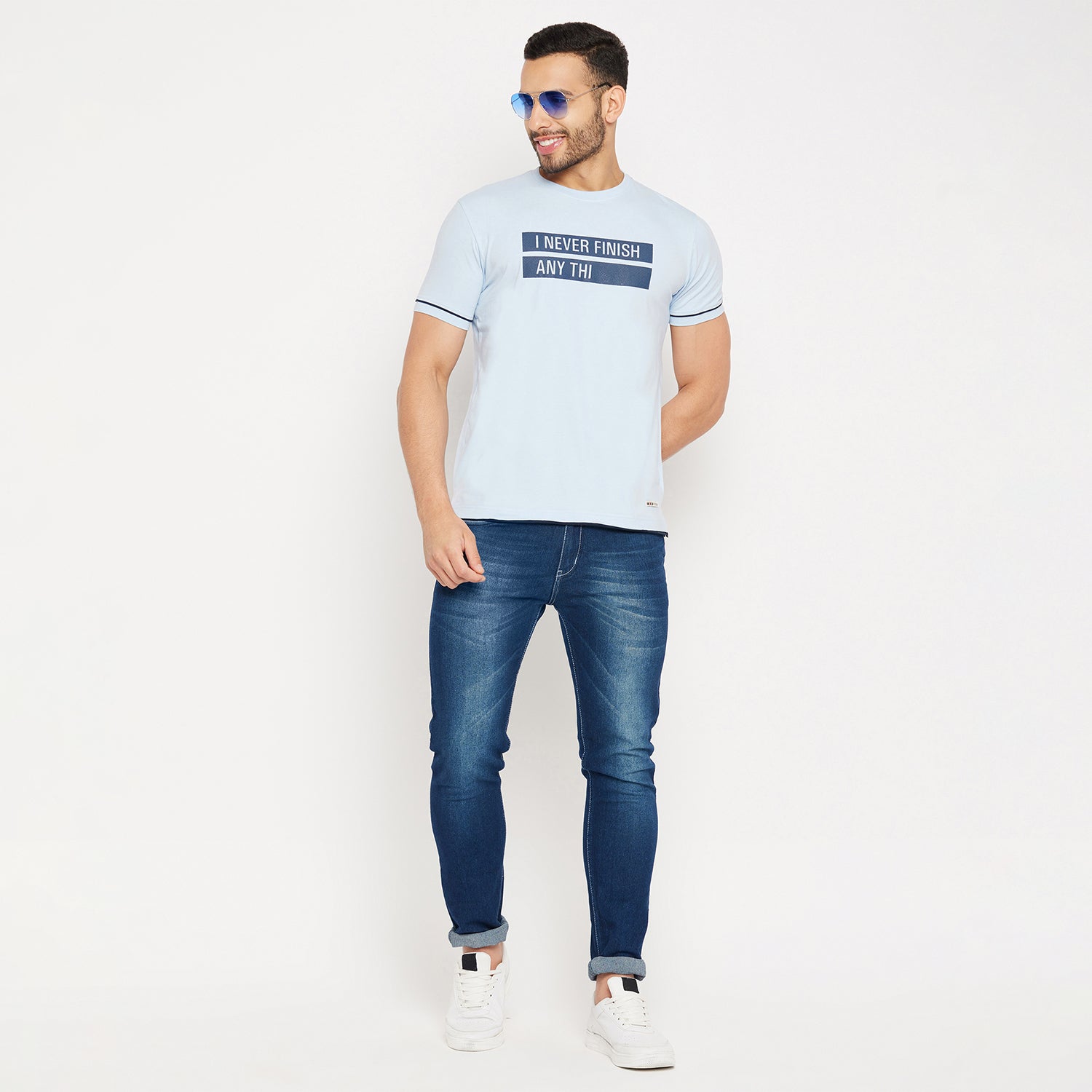 Duke Stardust Men Half Sleeve Round Neck Cotton T-shirt (4003)
