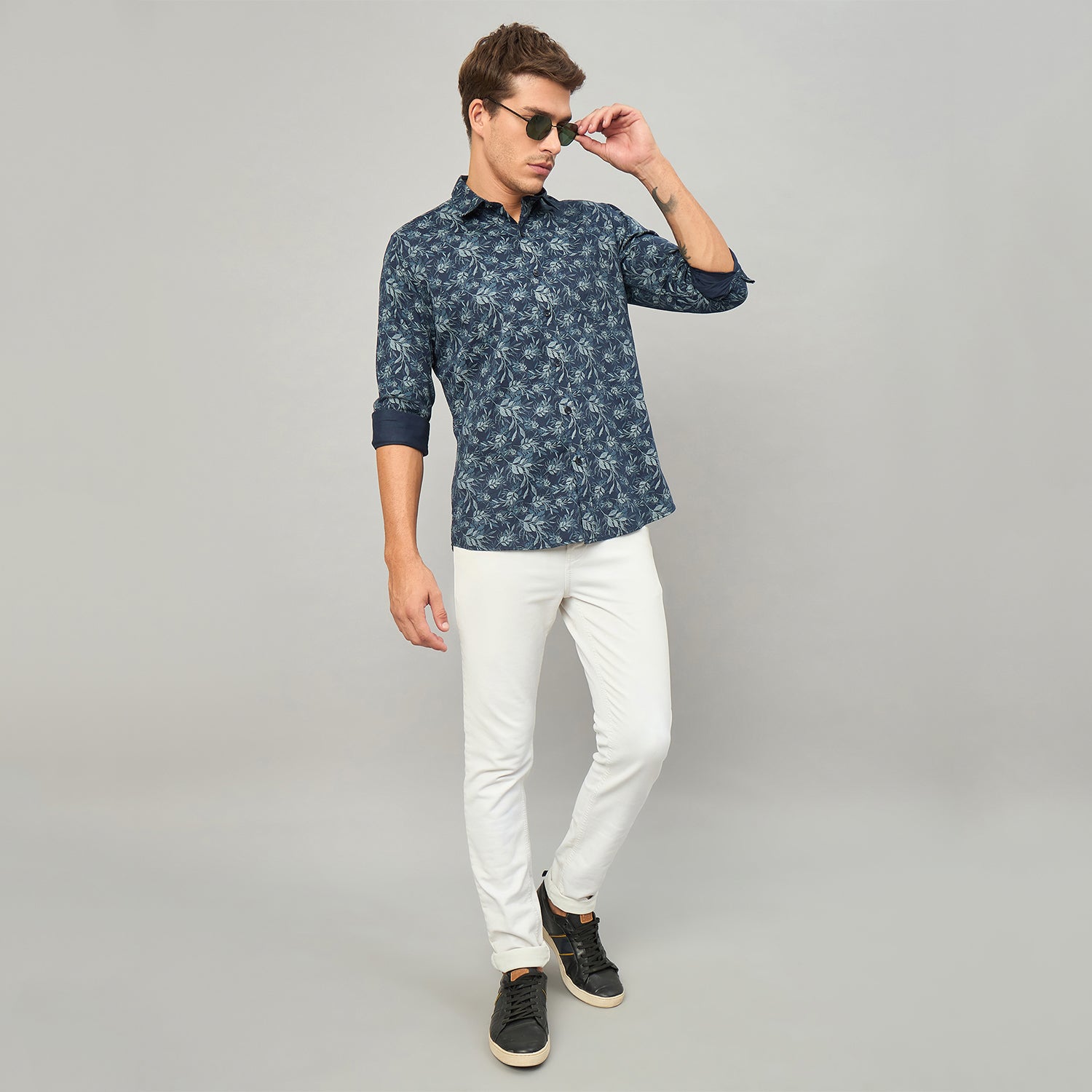 Duke Urban Men Full Sleeve Cotton Shirt (SDO8PRAW)
