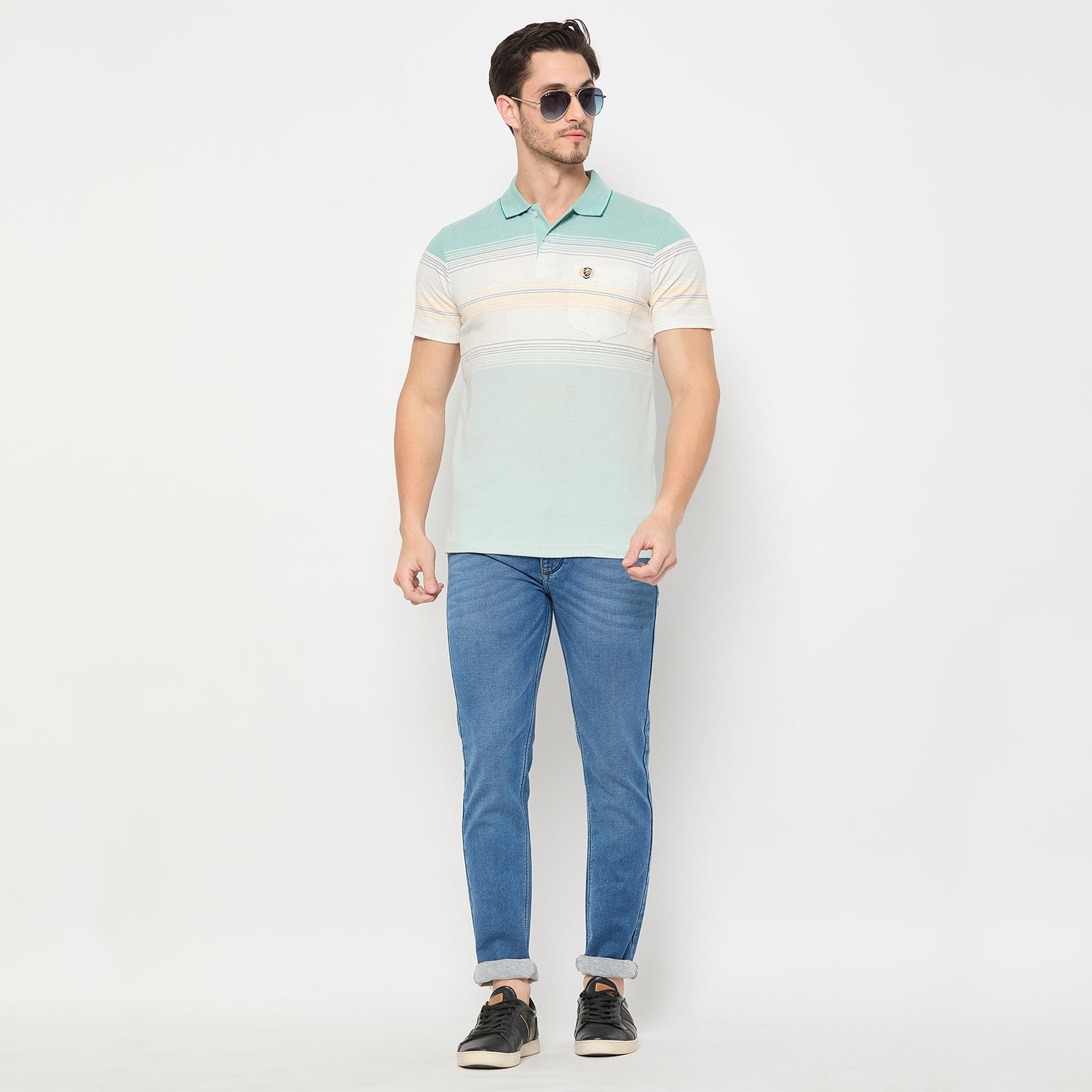 Duke Stardust Men Half Sleeve Cotton T-shirt (LF7304)