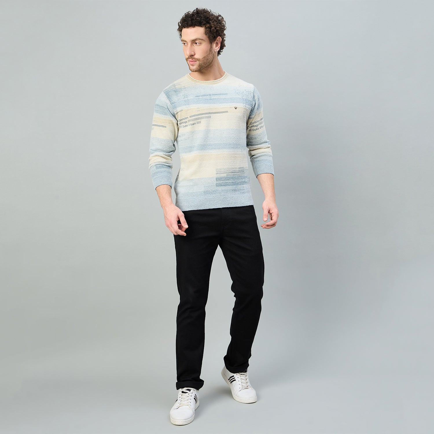 Duke  Urban Men Round Neck Regular Sweater (SDS2283B)