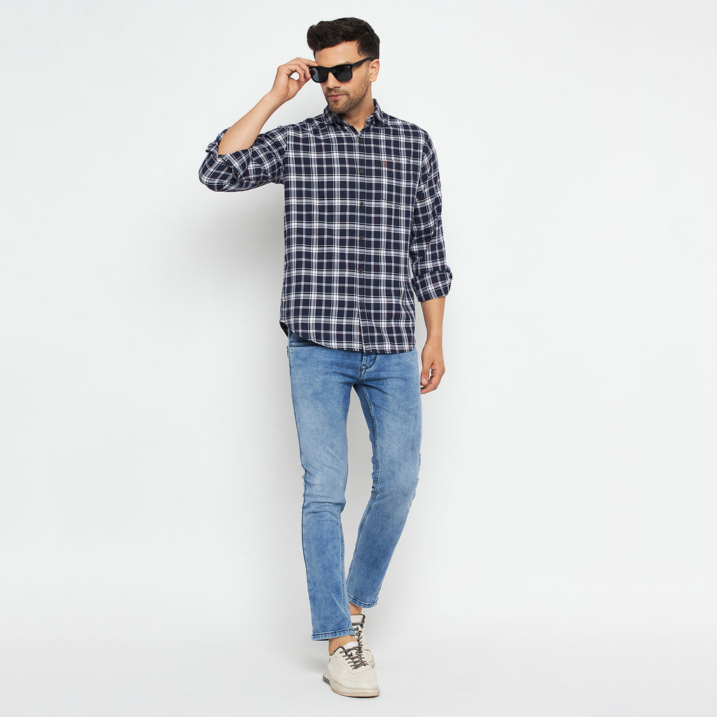 Duke Stardust Men Full Sleeve Cotton Shirts (SDO5CKT)