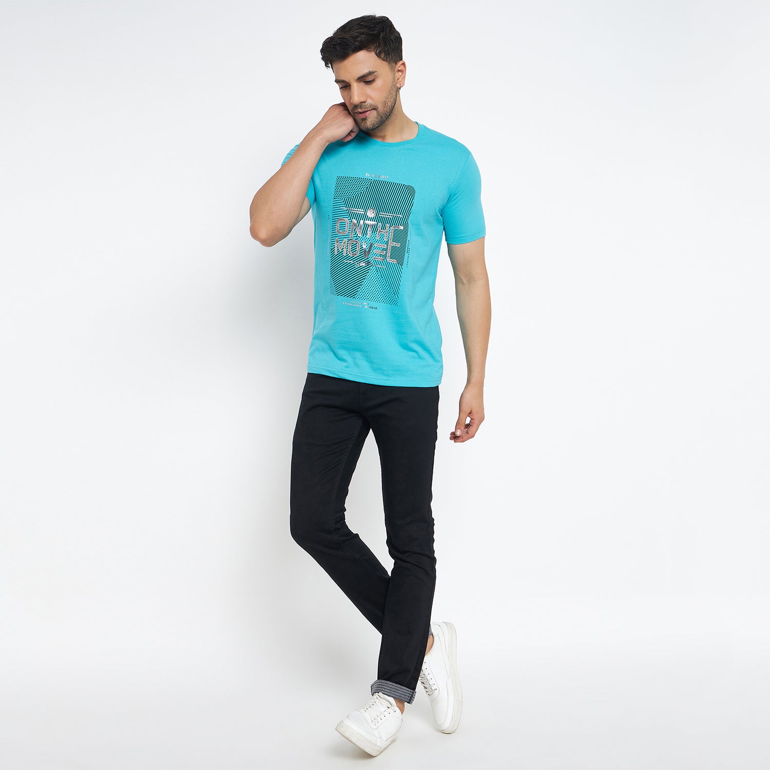 Duke Urban Men Half Sleeve Cotton T-shirt (MLF1132)