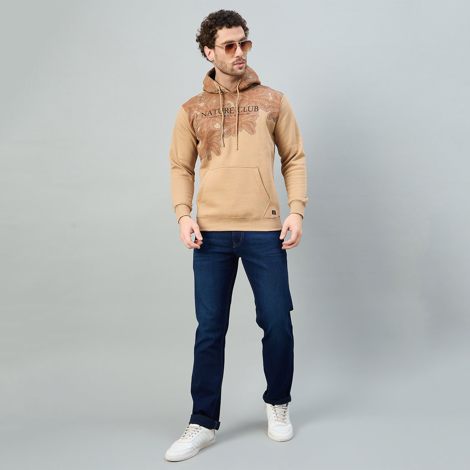 Duke Urban Men Regular Hooded Sweatshirt (LF6367)