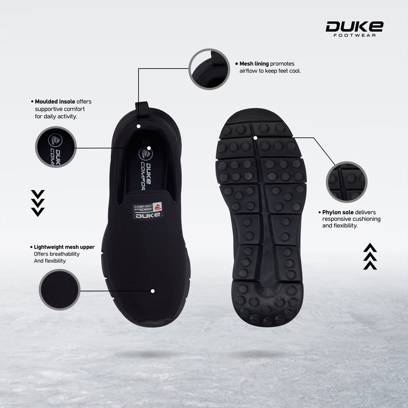 Duke Mens Comfystep Slip-On Shoes (FWOL2169)