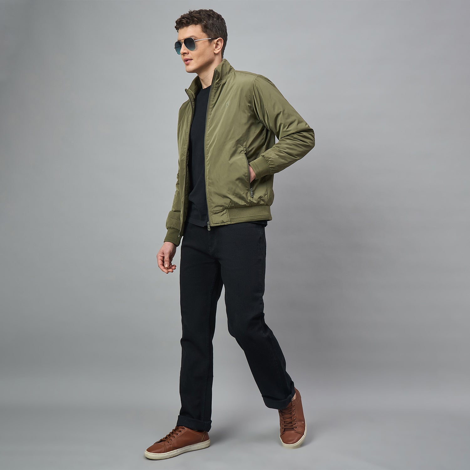 Duke Urban Men Full Sleeve High Neck Casual Jacket (SDZ2374)