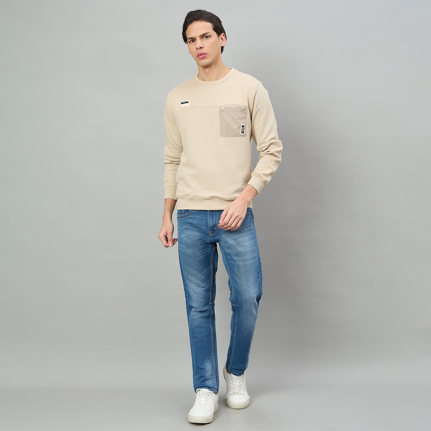 Duke Urban Men Round Neck Full Sleeve Regular Sweatshirt (LF6499)