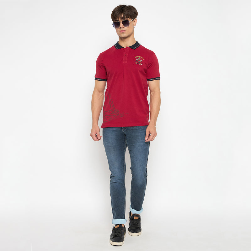 Duke Urban Men Half Sleeve Cotton T-shirt (LF7110)