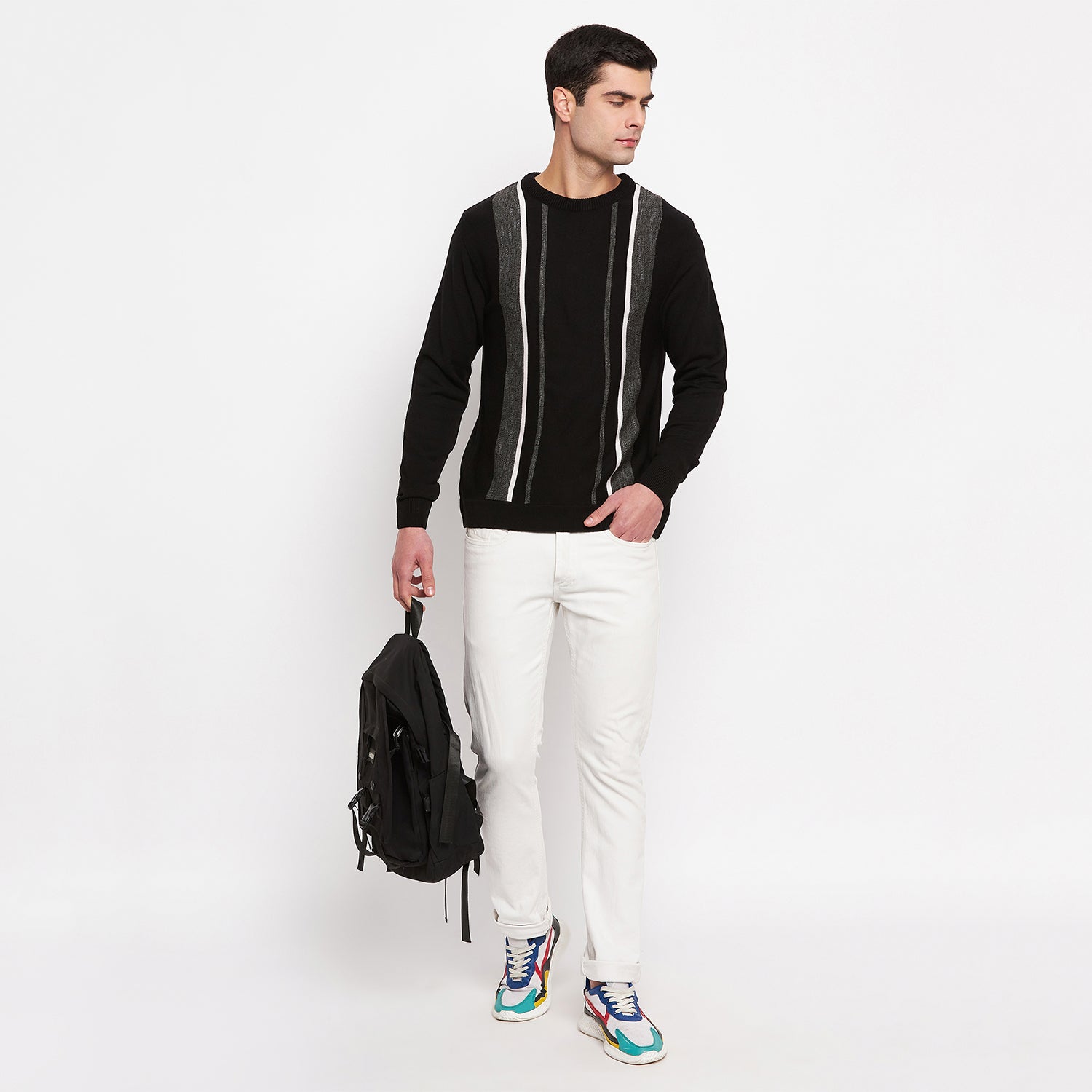 Duke Urban Men Full Sleeve Round Neck Sweater (SDS724R)