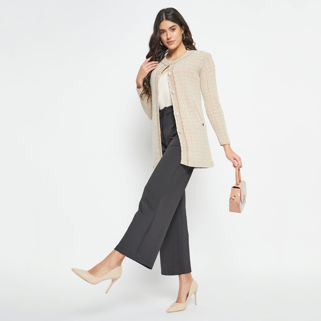 Duke Urban Women Self Design Long Cardigan (SDS1221)