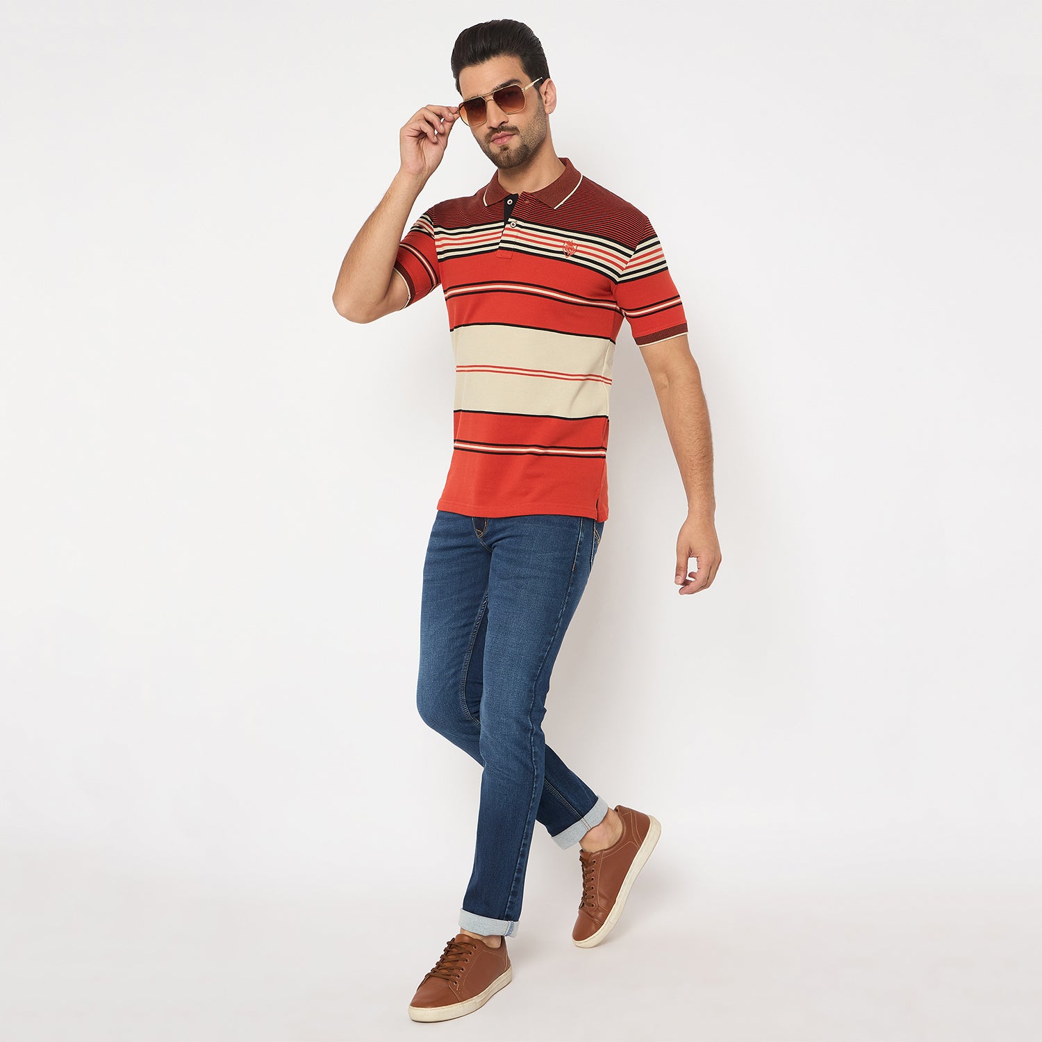 Duke Urban Men Half Sleeve Cotton Tshirt (LF7469)