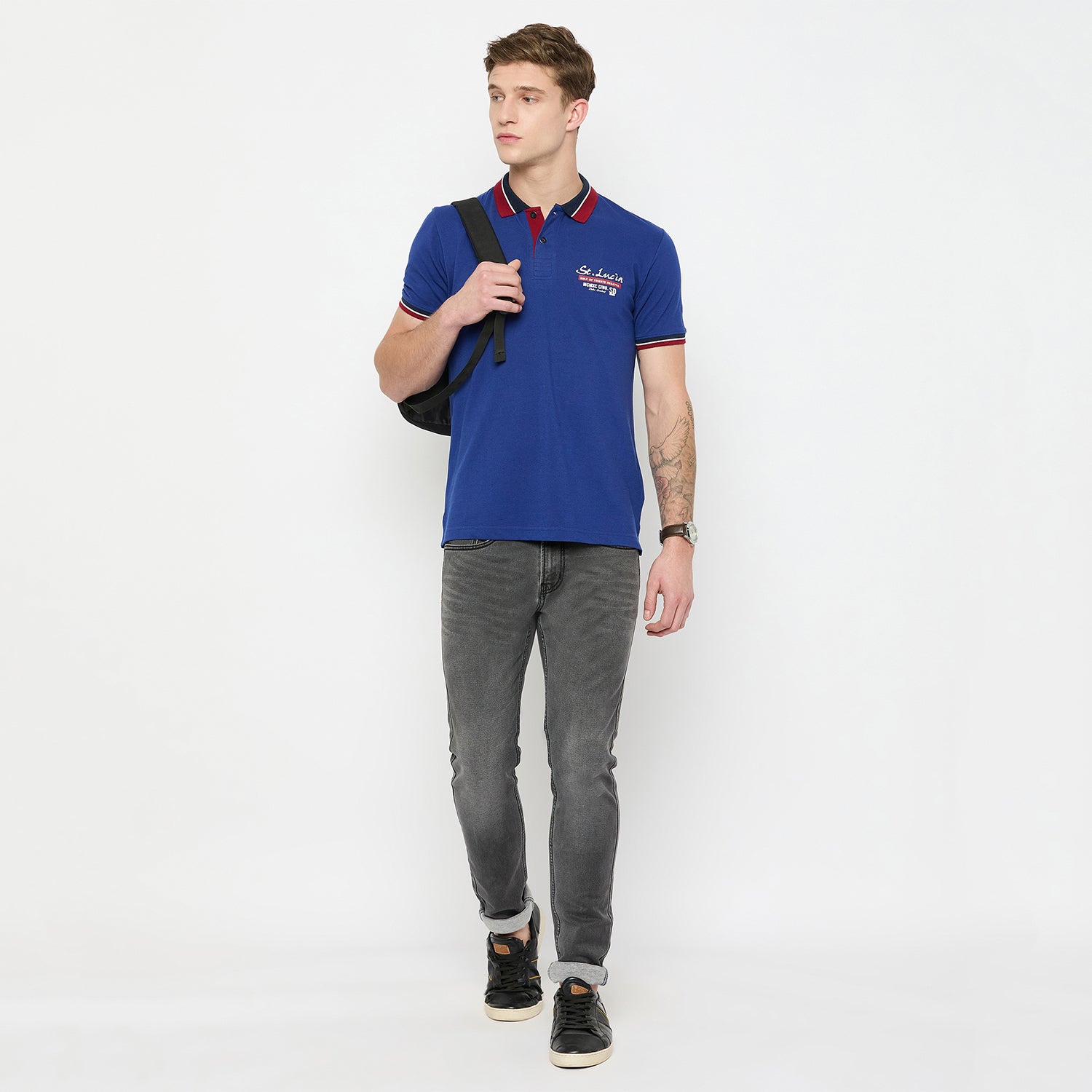 Duke Urban Men Half Sleeve Cotton Tshirt (LF4956)
