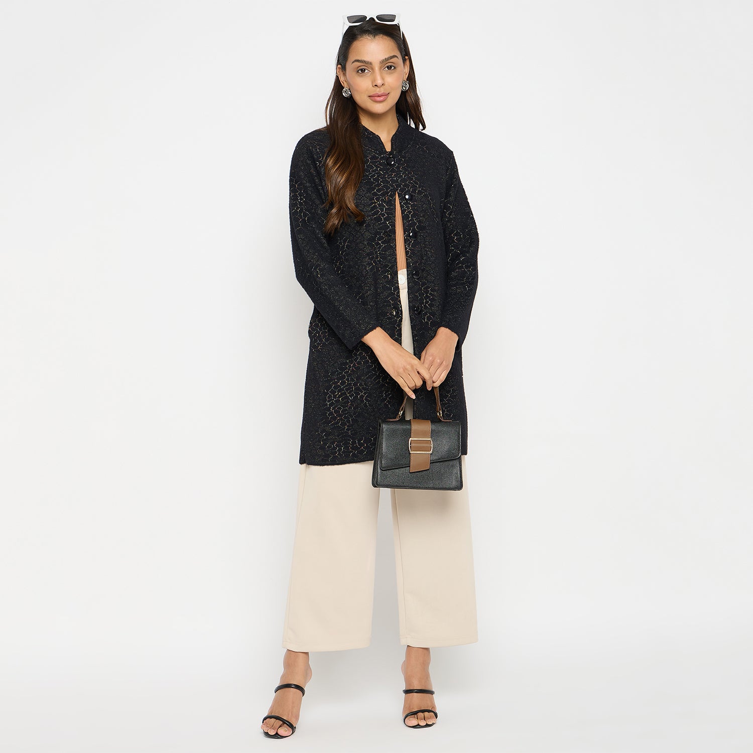 Duke Urban Women Full Sleeve Long Coat (SDS1260)