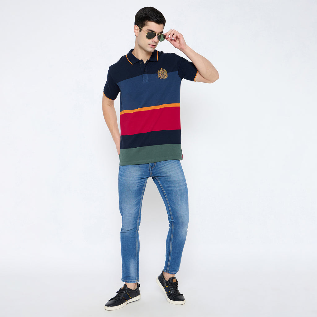 Duke Urban Men Half Sleeve Cotton T-shirt (LF7207)