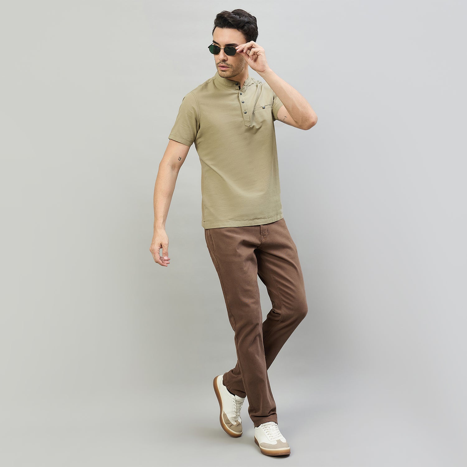 Duke Urban Men Half Sleeve Cotton Smart Fit Casual T-shirt (LF7901)