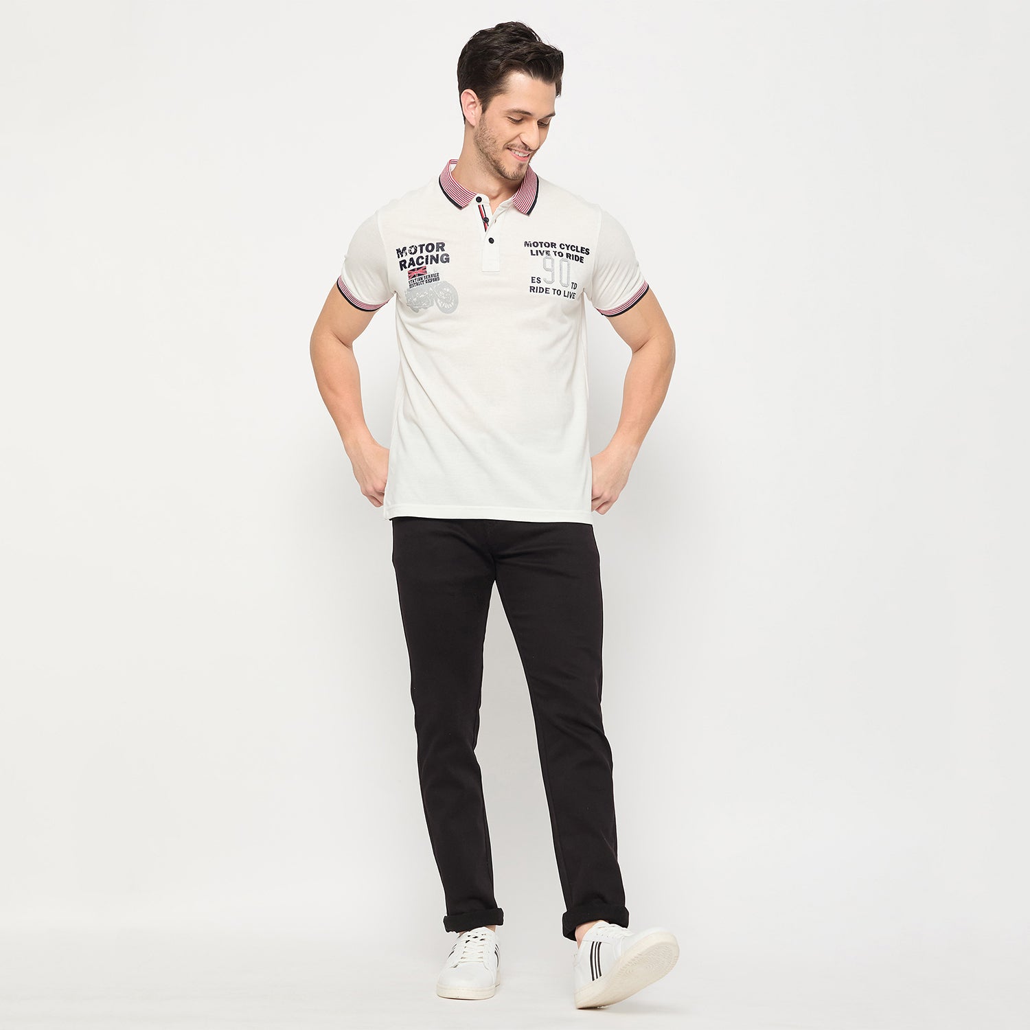 Duke Urban Men Half Sleeve Cotton T-shirt (LF7086)