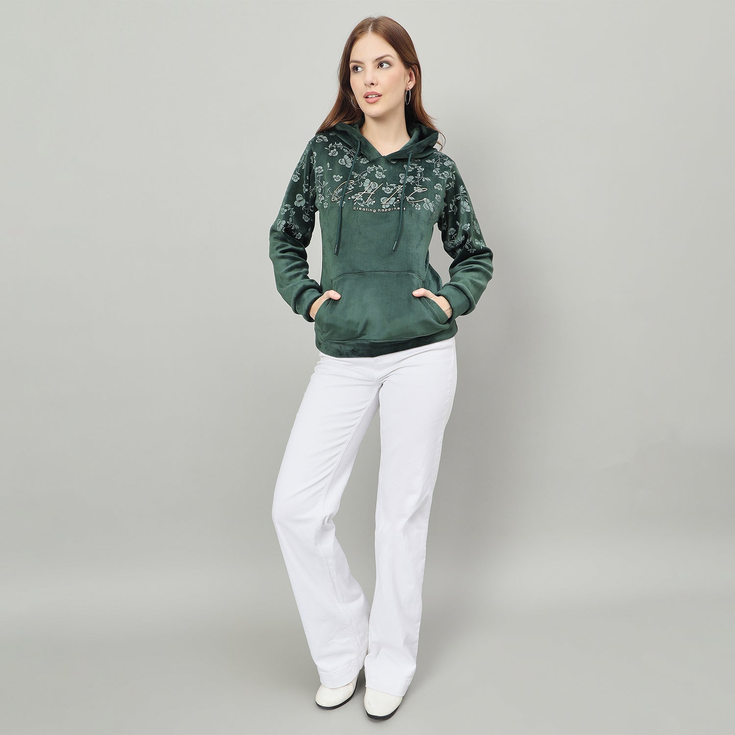 Duke Urban Women Hooded Regular Sweatshirt (LFX971)