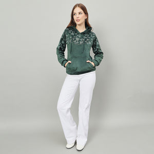 Duke Women Hooded Regular Sweatshirt (LFX971)