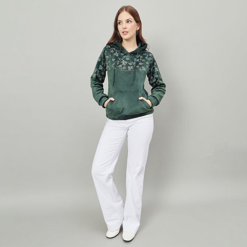 Duke Urban Women Hooded Regular Sweatshirt (LFX971)