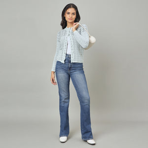 Duke Women Front Open Short Sweater (SDS1298)