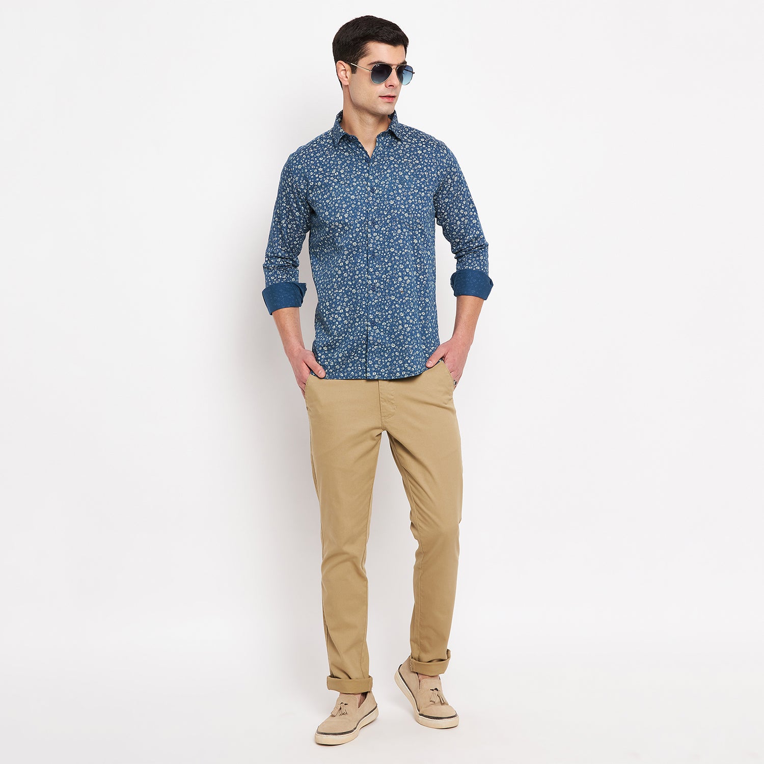 Duke Stardust Men Full Sleeve Cotton Shirt (SDO8PRSR)