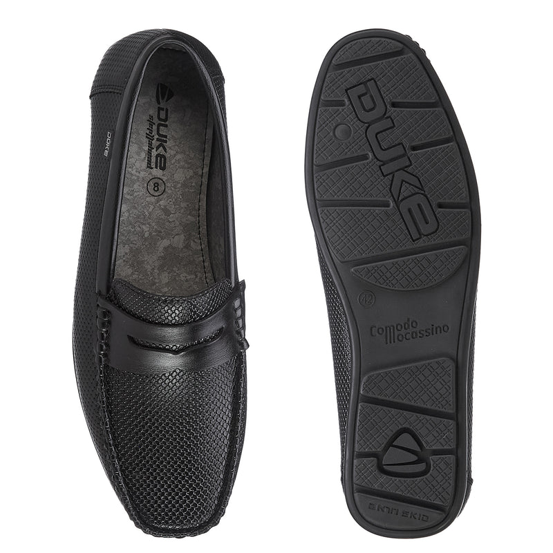 Duke Mens Textured Loafers (FWD4041)