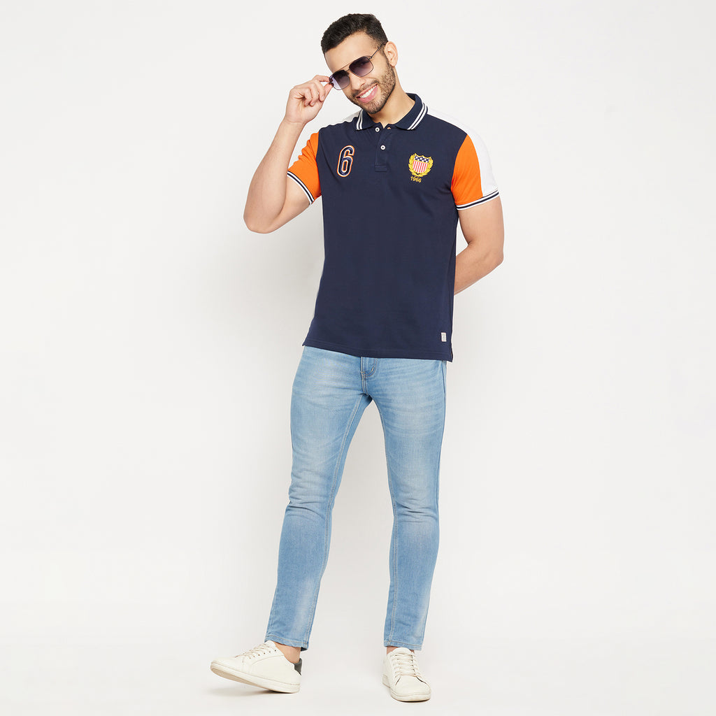 Duke Stardust Men Half Sleeve Polo Neck Cotton T-shirt (3965)