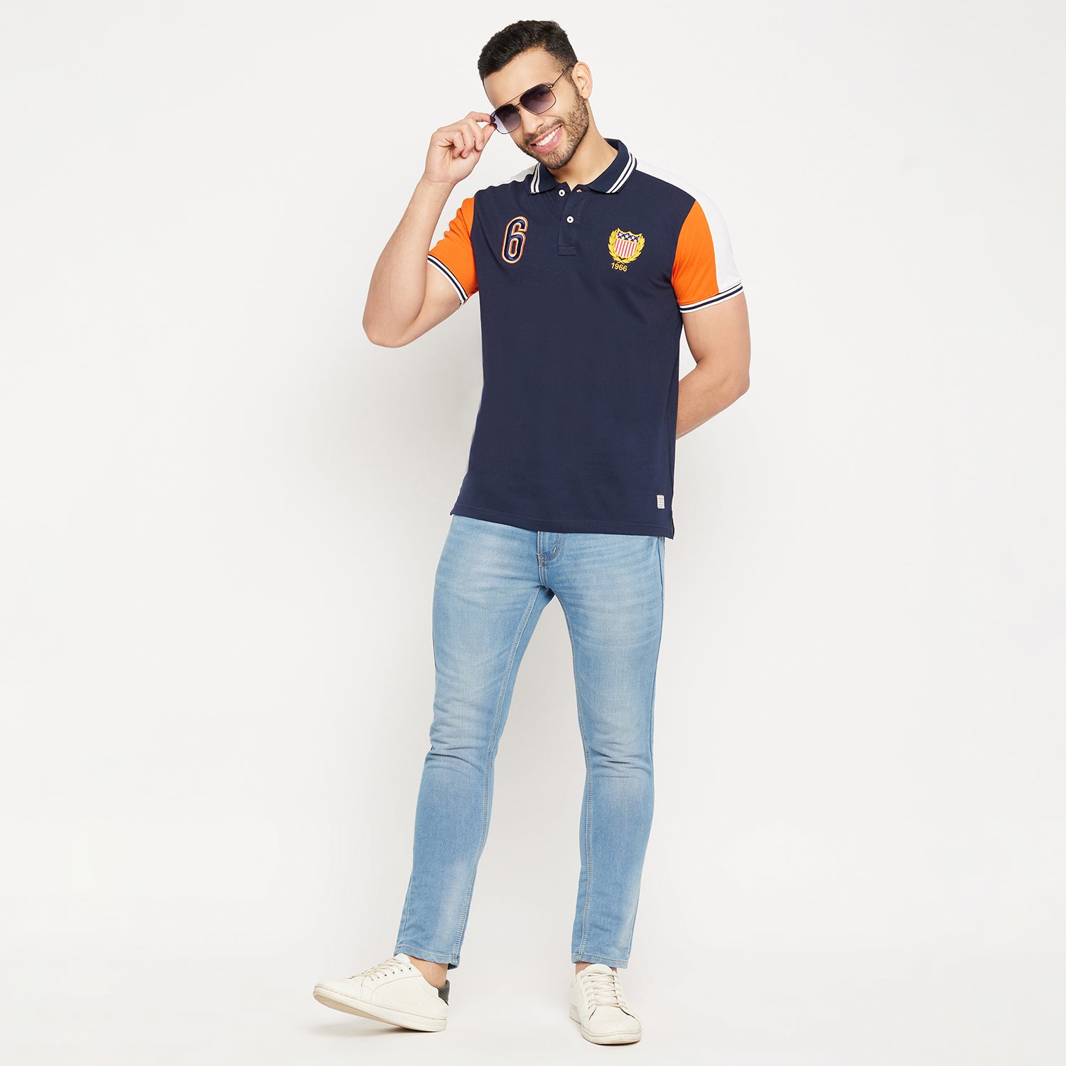 Duke Stardust Men Half Sleeve Polo Neck Cotton T-shirt (3965)