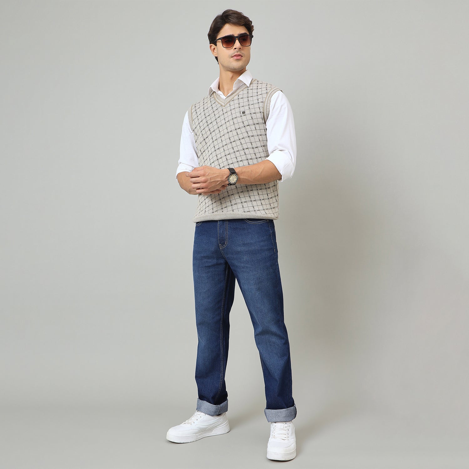 Duke Urban Men V-neck sleeveless sweater (SDS2256)