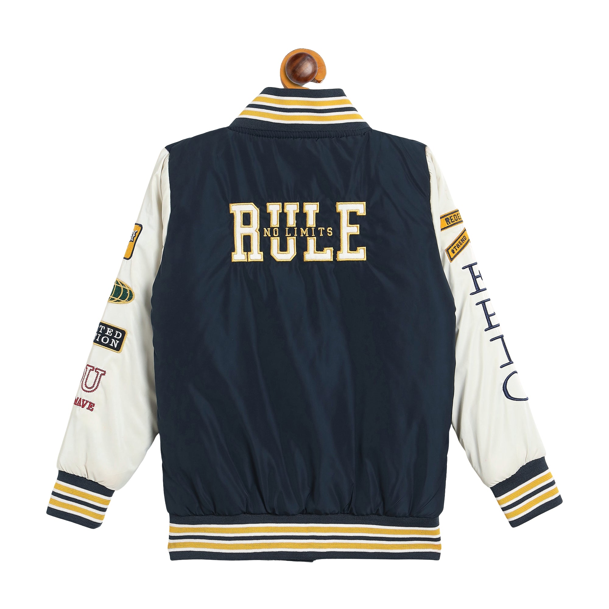 Duke Urban Boys Full Sleeve Printed Varsity Jacket (SDZ5024)