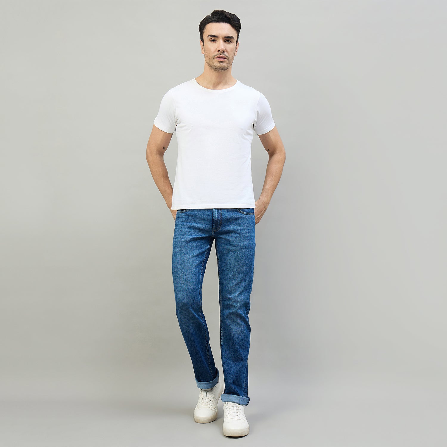 Duke Urbban Men Comfort Fit Stretchable Jeans (SDD9266C)