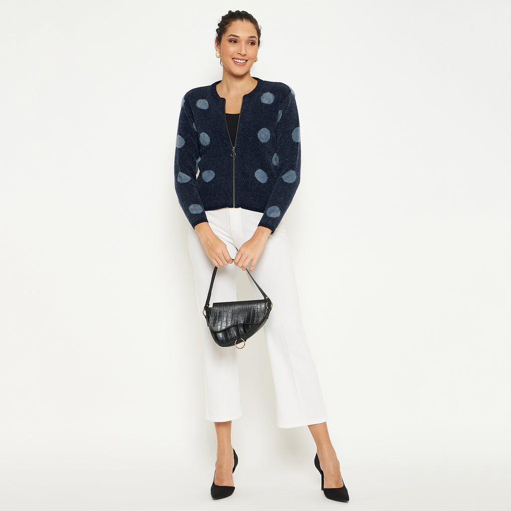 Duke Urban Women Full Sleeve Zipper Cardigan (SDS1005R)