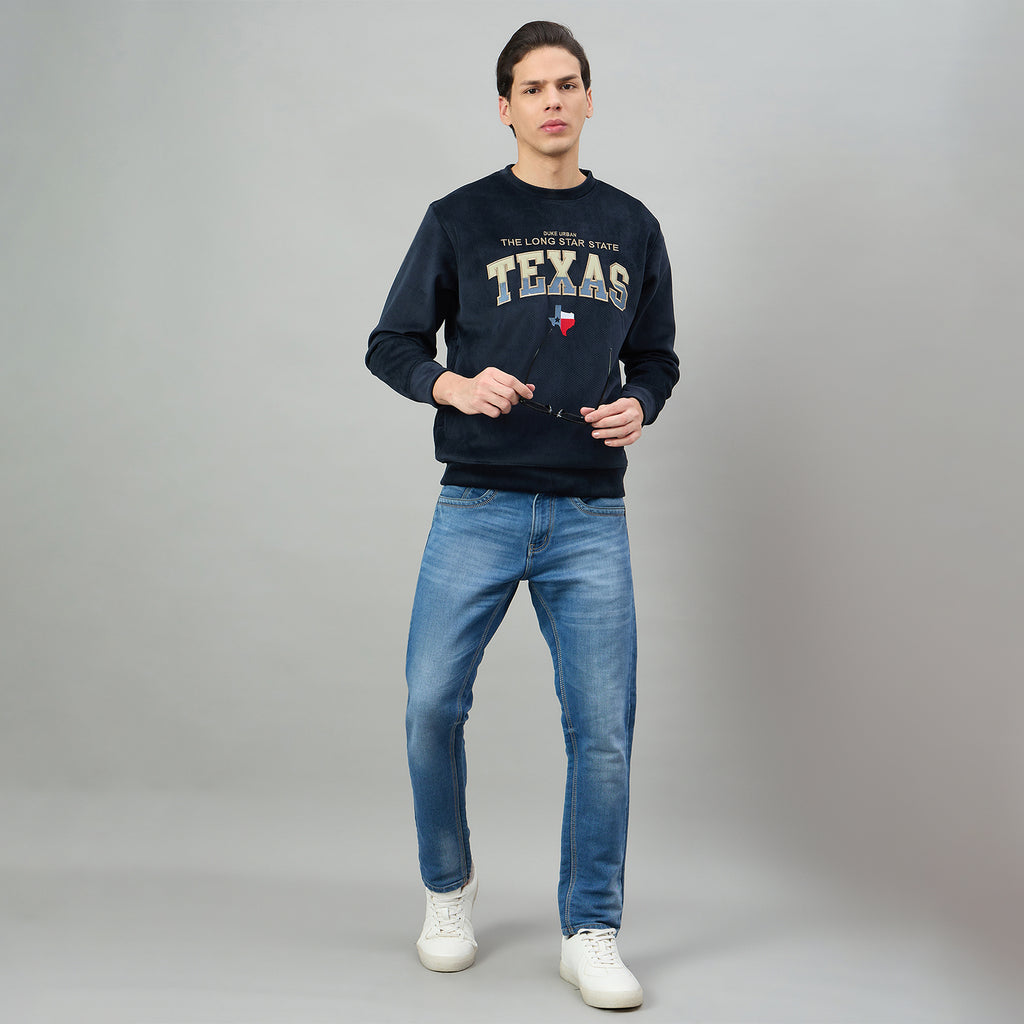 Duke Urban Men Round Neck Full Sleeve Regular Sweatshirt (LF6463)