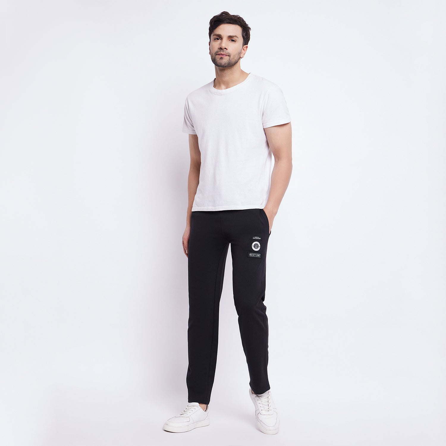 Duke Stardust Men Solid Track Pant (LF5653)