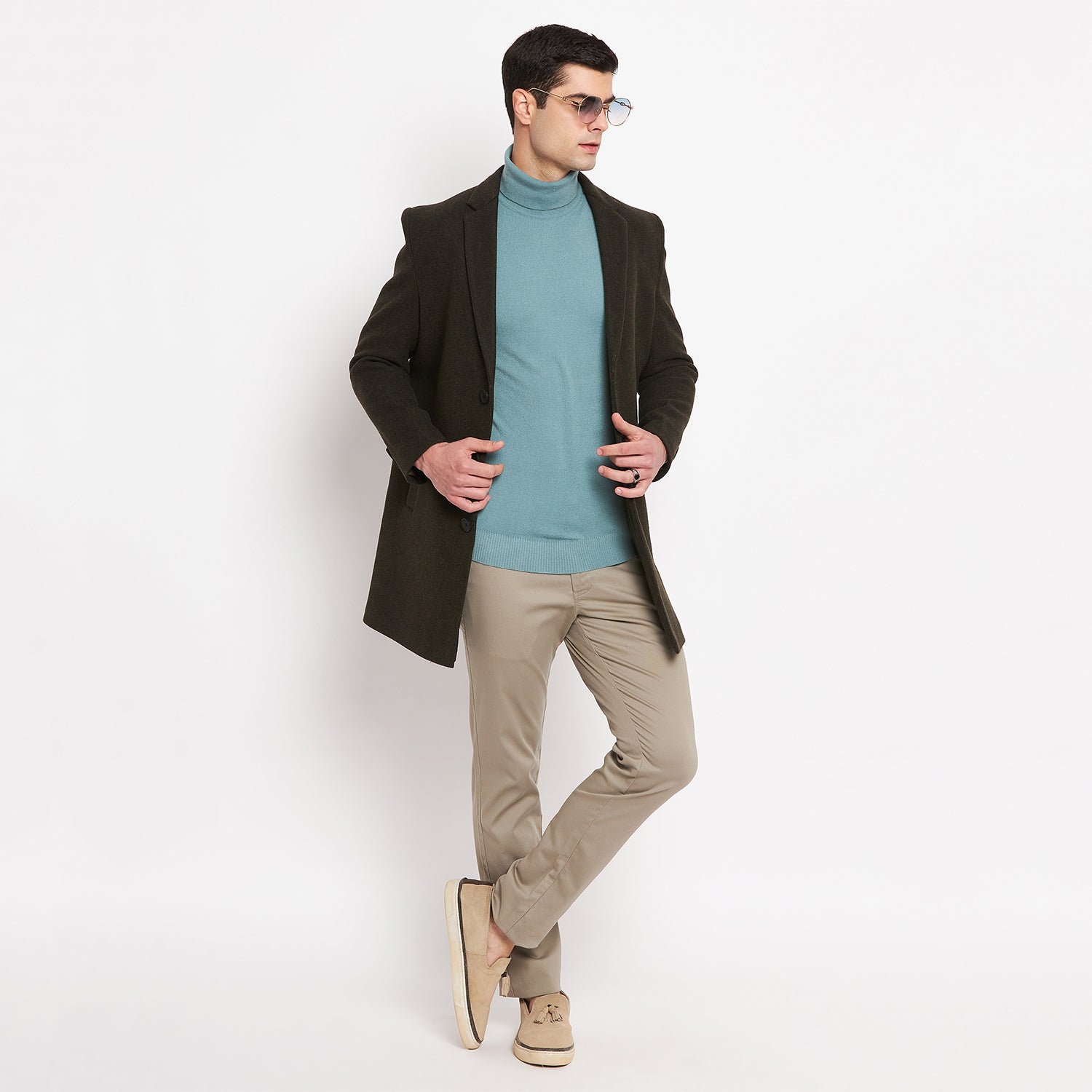 Duke Urban Men Full Sleeve Long Coat (SDZ3098)
