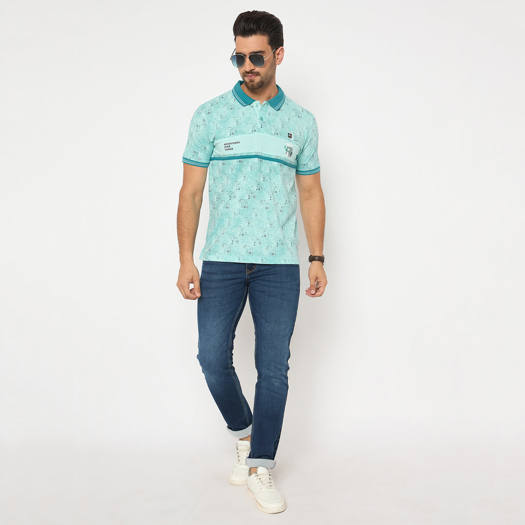 Duke Urban Men Half Sleeve Cotton Tshirt (LF7394)