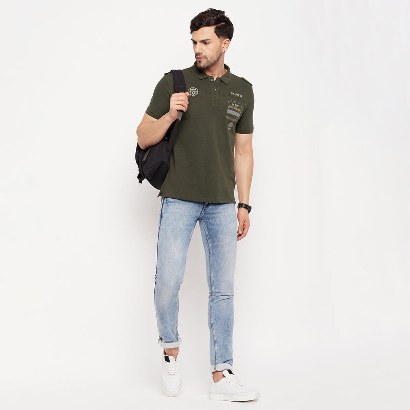 Duke Urban Men Half Sleeve Cotton T-shirt (MLF5787)