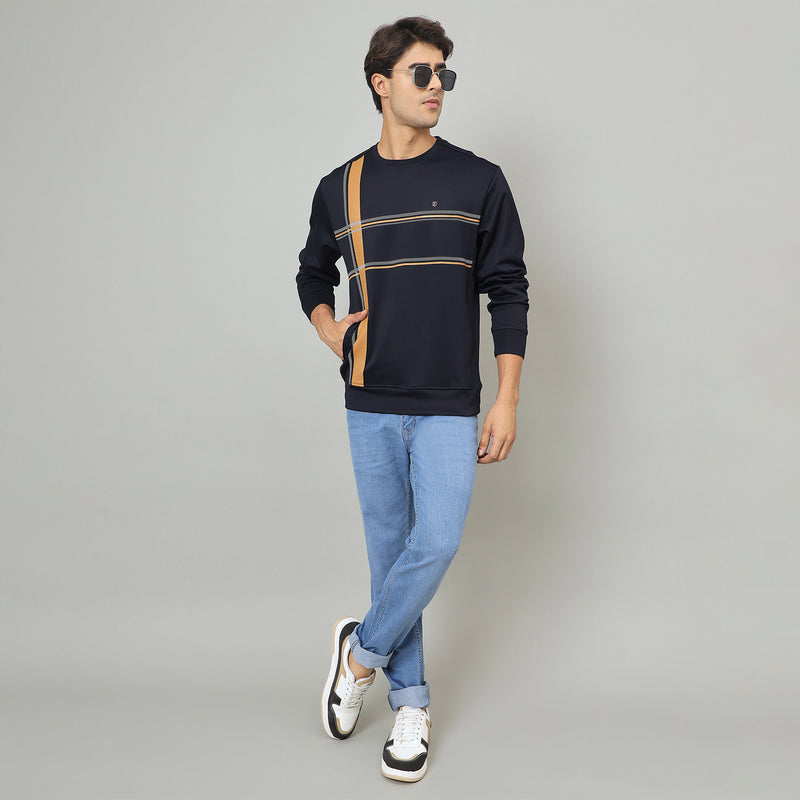 Duke Urban Men Round Neck Regular Sweatshirt (LF6438)