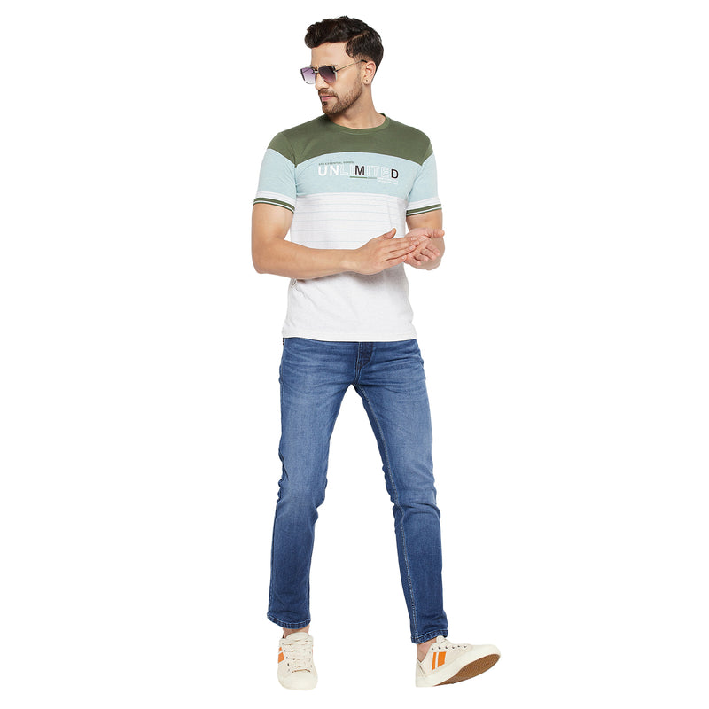 Duke Urban Men Half Sleeve Cotton T-shirt (LF5471)