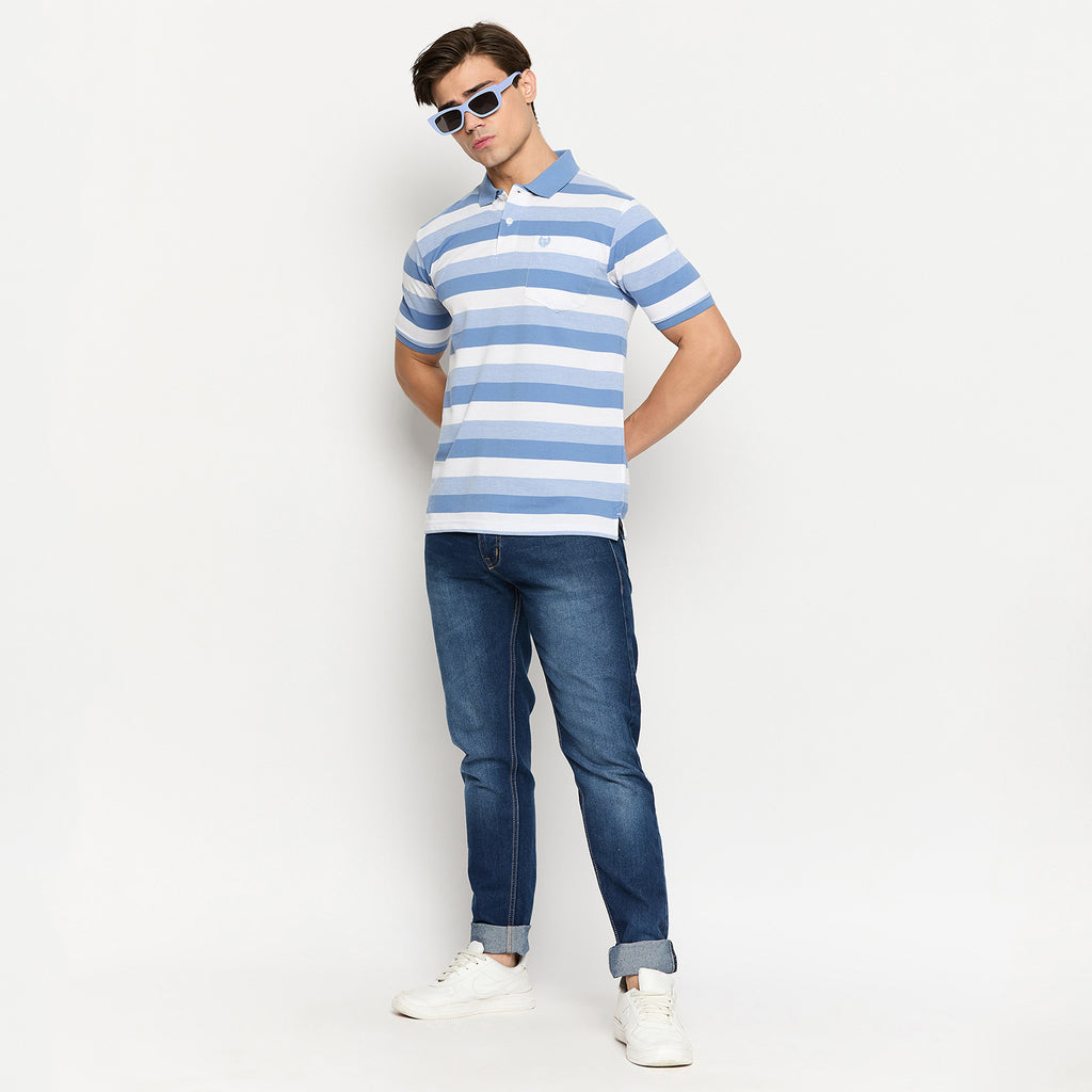 Duke Urban Men Half Sleeve Cotton T-shirt (LF7281S)
