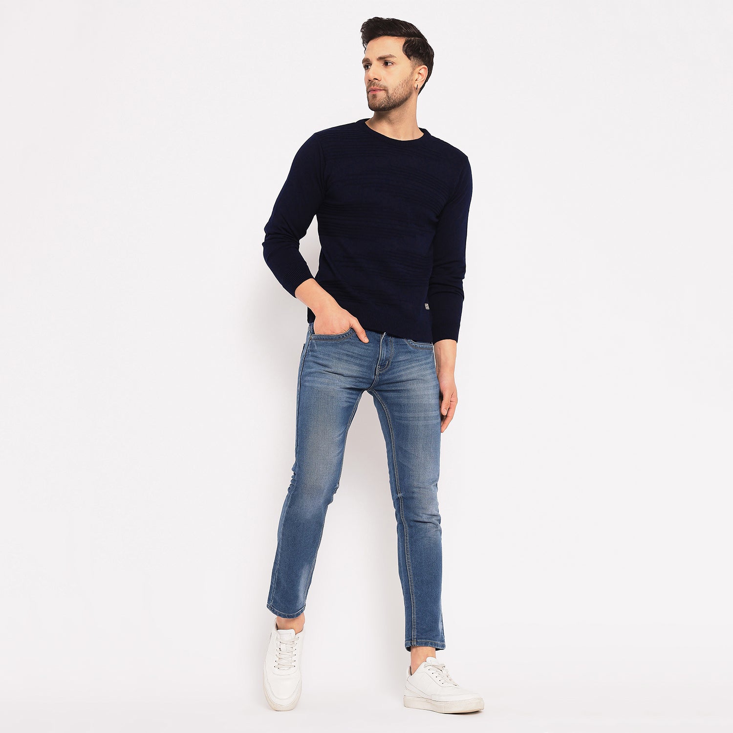 Duke Urban Men Full Sleeve Round Neck Pullover (SDS8085)
