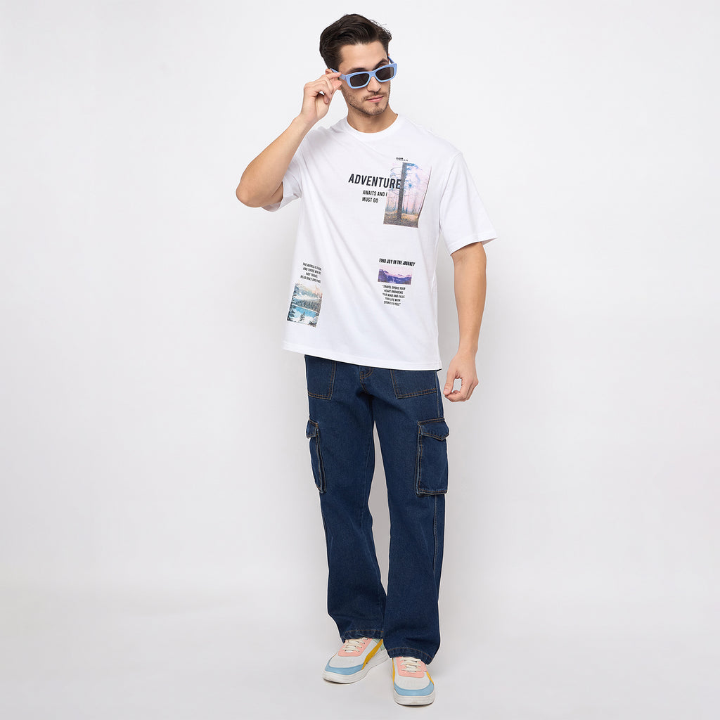 Duke Urban Men Half Sleeve Cotton T-shirt (LF7234)