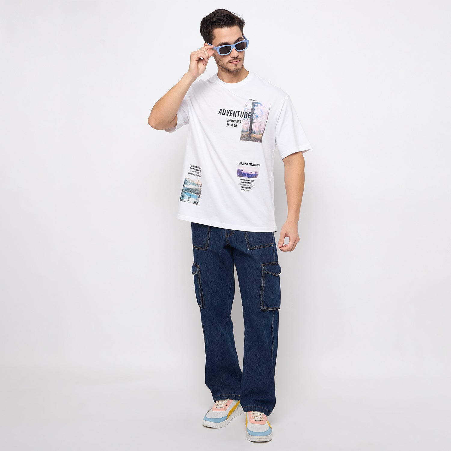 Duke Urban Men Half Sleeve Cotton T-shirt (LF7234)