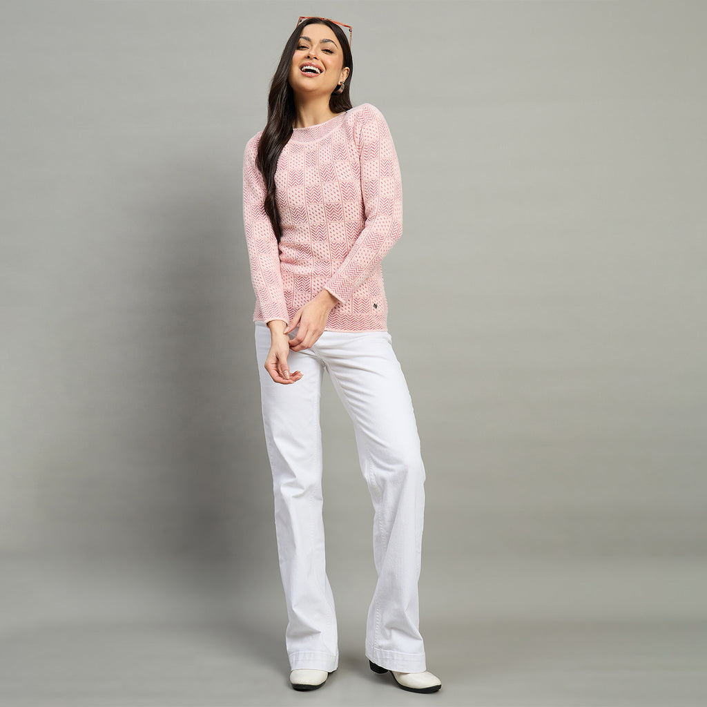 Duke Urban Women Full Sleeve Boat Neck Sweater (SDS1398C)