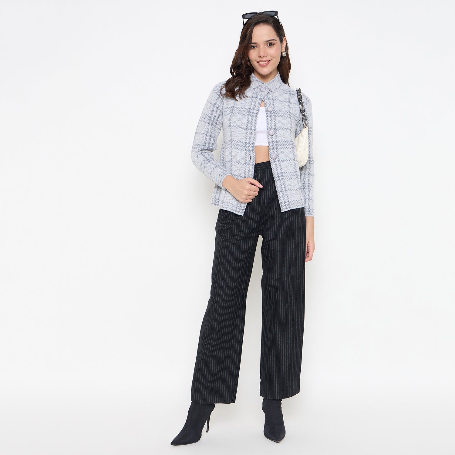 Duke Urban Women Full Sleeve Front Open Cardigan (SDS1343)