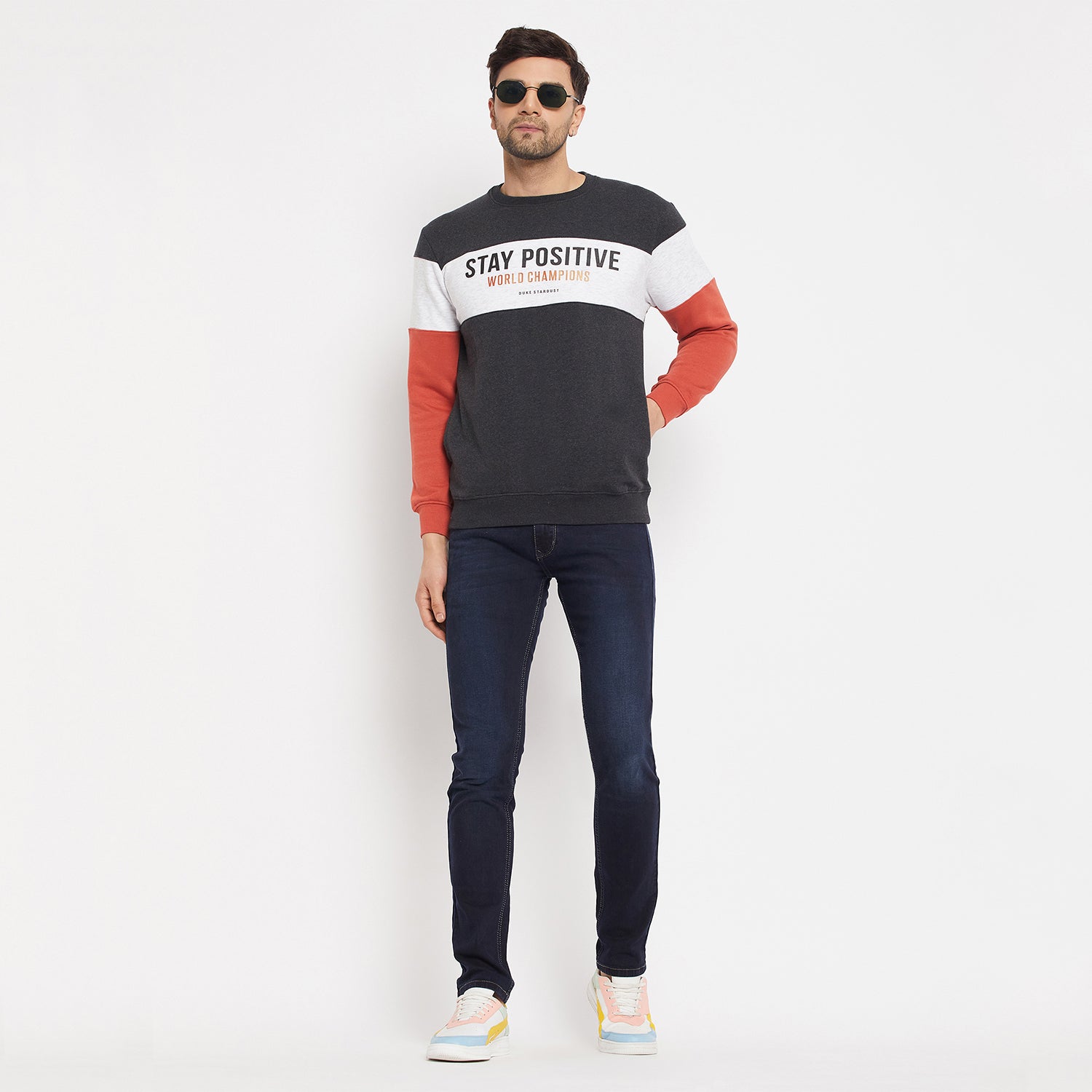 Duke Urban Men Round Neck Sweatshirt (MLF3830)