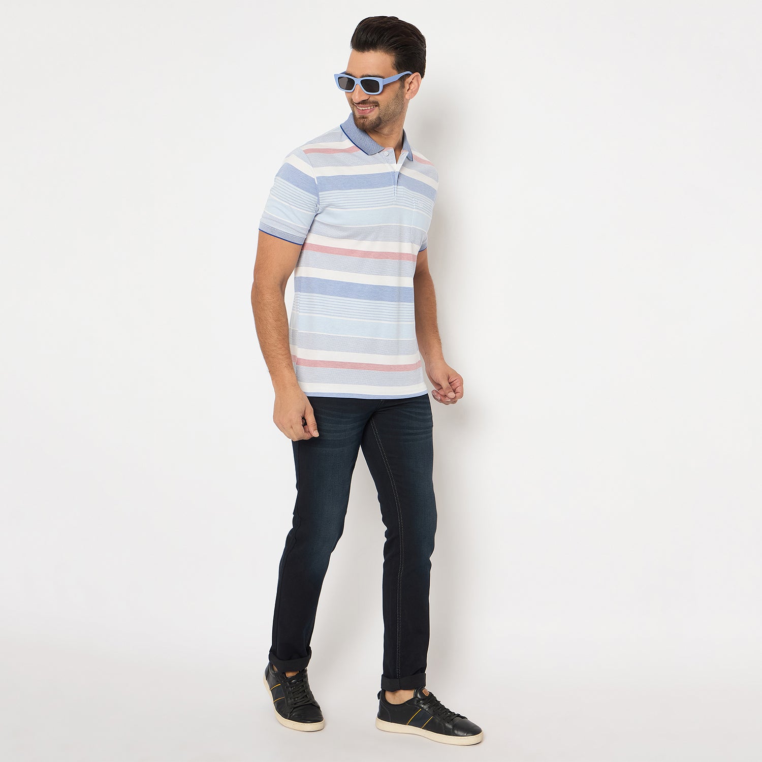 Duke Urban Men Half Sleeve Cotton Tshirt (LF7392)